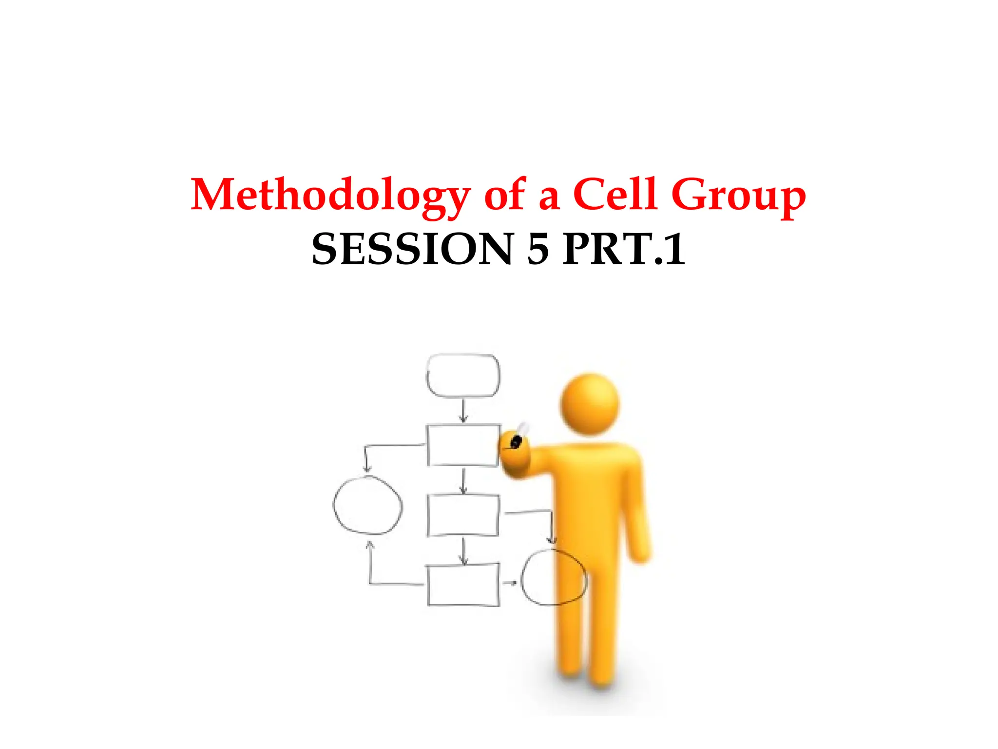 Methodology of a Cell Group
SESSION 5 PRT.1
 