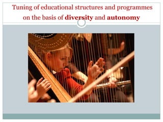 Tuning of educational structures and programmes on the basis of diversity and autonomy  