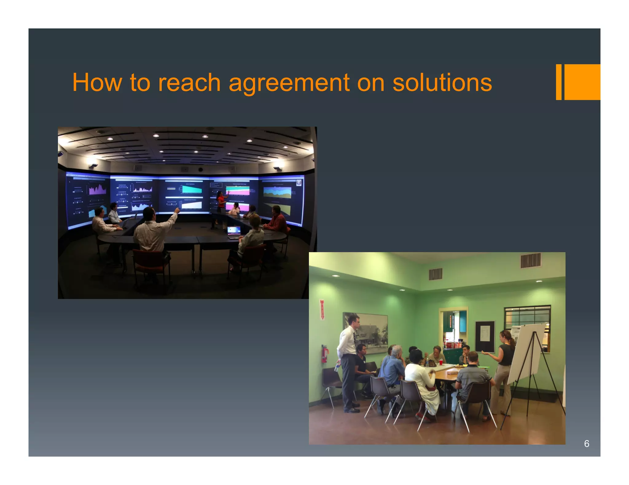 How to reach agreement on solutions

6

 