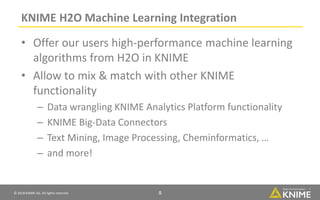 H2O Machine Learning with KNIME Analytics Platform - Christian Dietz ...