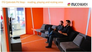 İTÜ Çekirdek Pit Stop - reading, playing and resting area
 