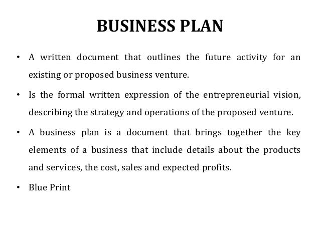 business plan in entrepreneurship sample