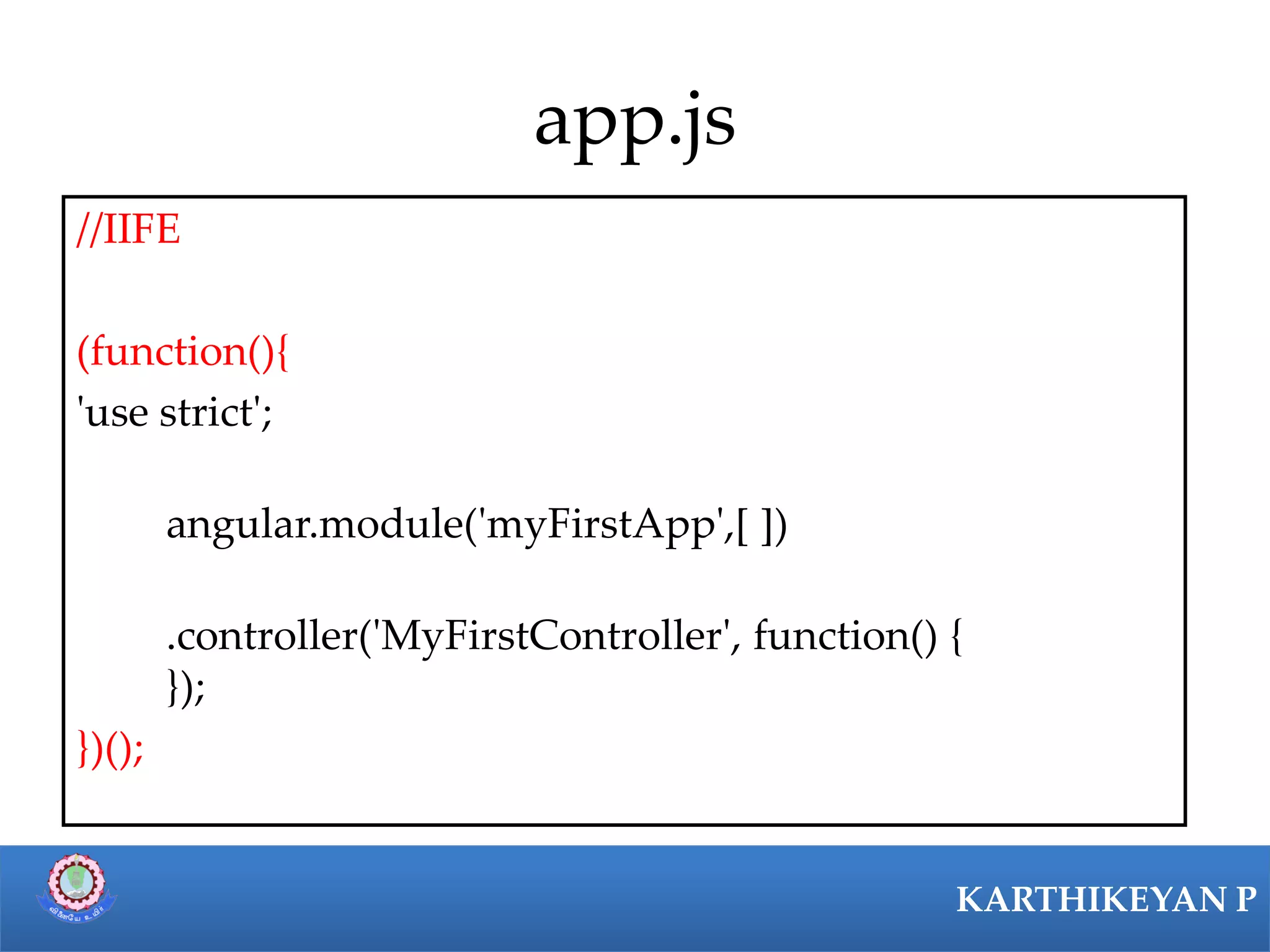 Web tools - angular js | PPT