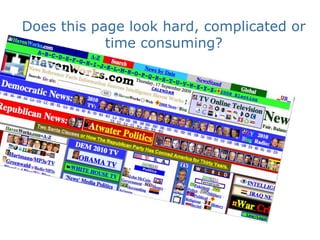 Does this page look hard, complicated or
            time consuming?
 