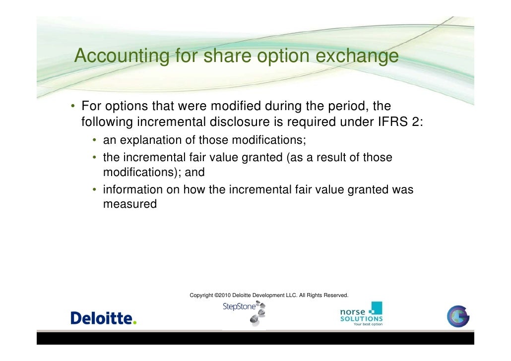 Under ifrs a deferred tax asset for stock options
