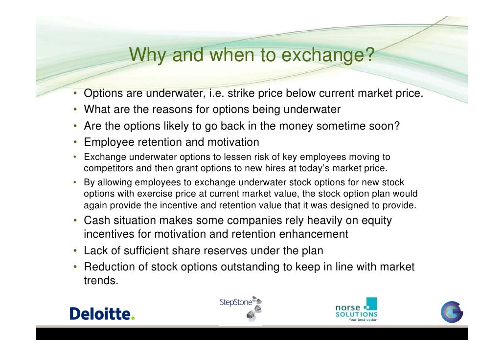 Reasons for employee stock options