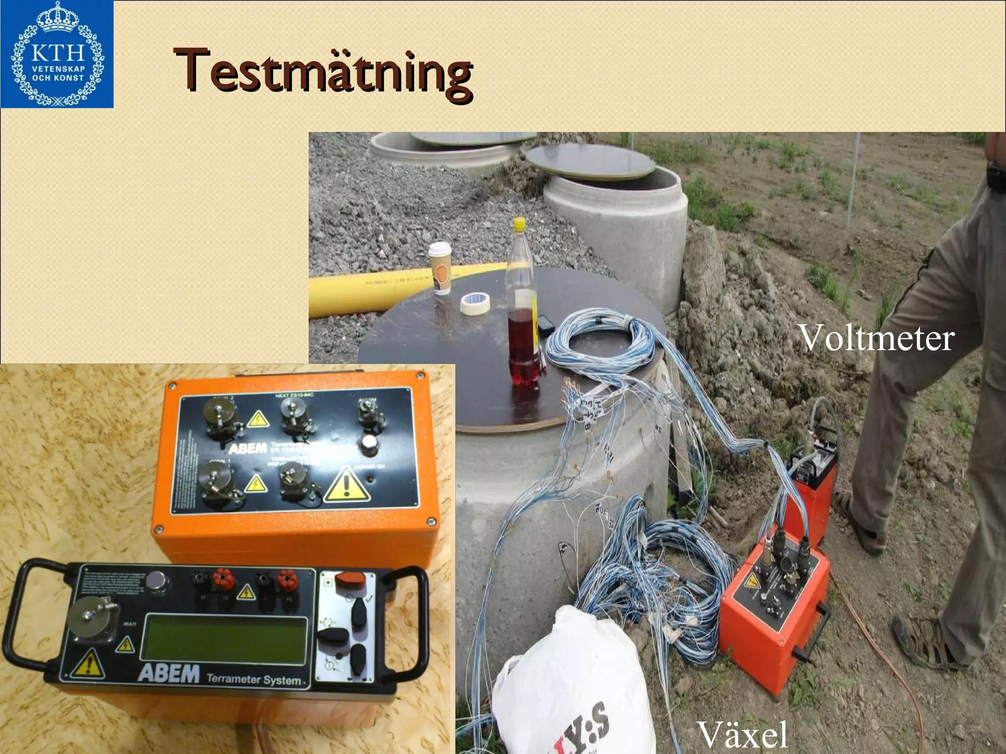 Testmätning Växel Voltmeter 