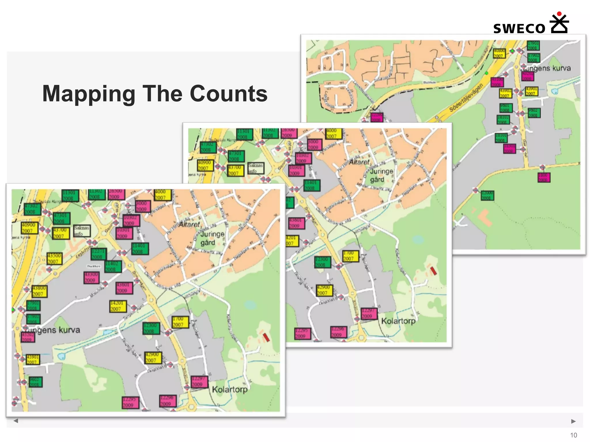 Mapping The Counts 