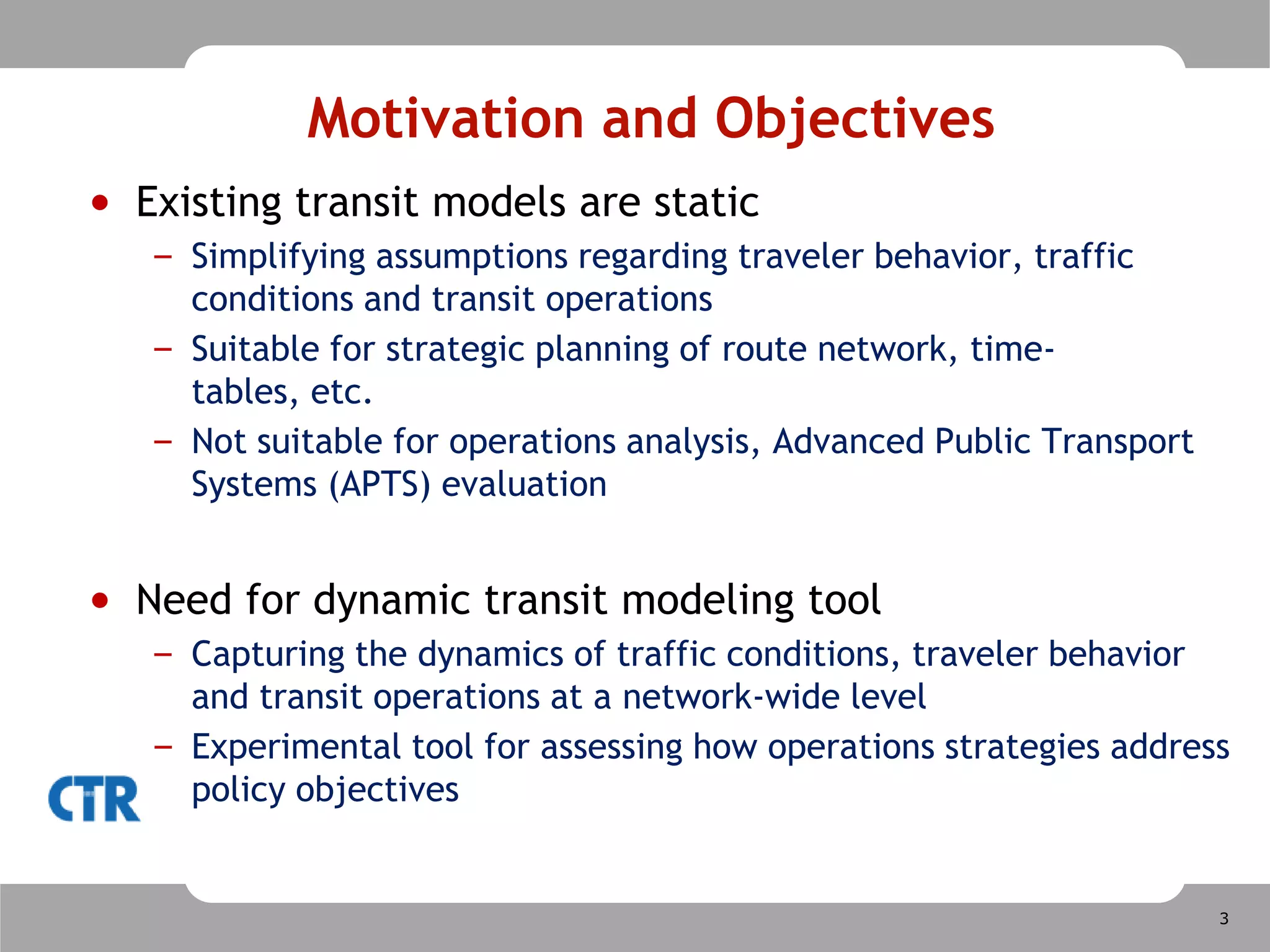Dynamic route choiceCase study: Real-time information