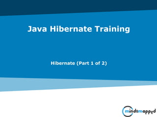 Java Hibernate Training
Hibernate (Part 1 of 2)
 