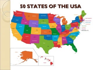 50 STATES OF THE USA50 STATES OF THE USA
 