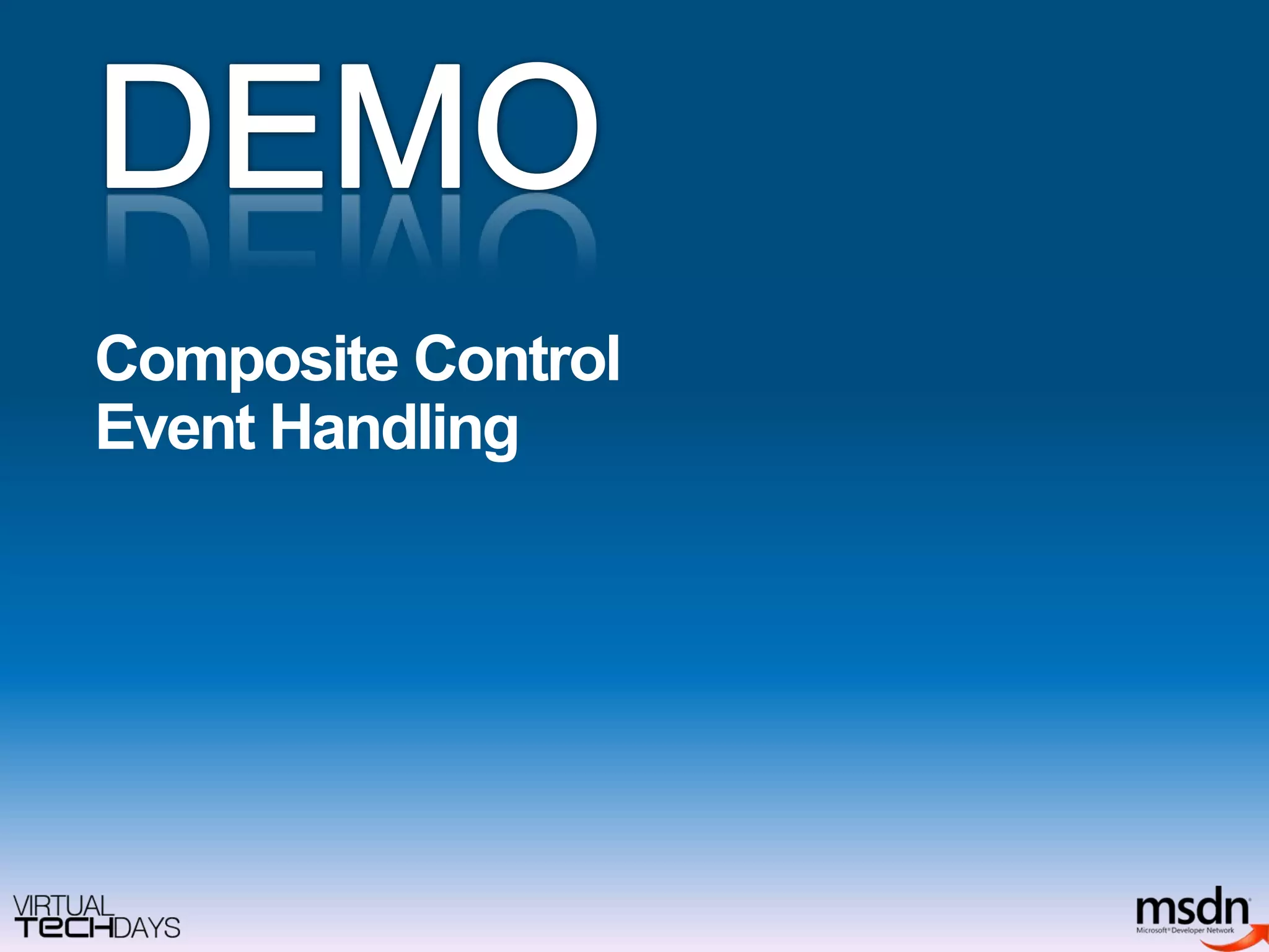 Composite Control Event HandlingDEMO