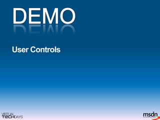 User ControlsDEMO