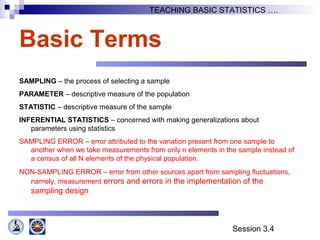 Introduction to basic concept in sampling and sampling techniques | PPT ...