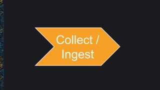 Collect /
Ingest
 