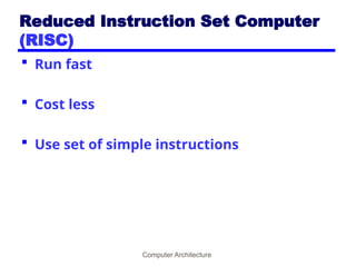 Instruction types arithmatics computer architecture | PPT
