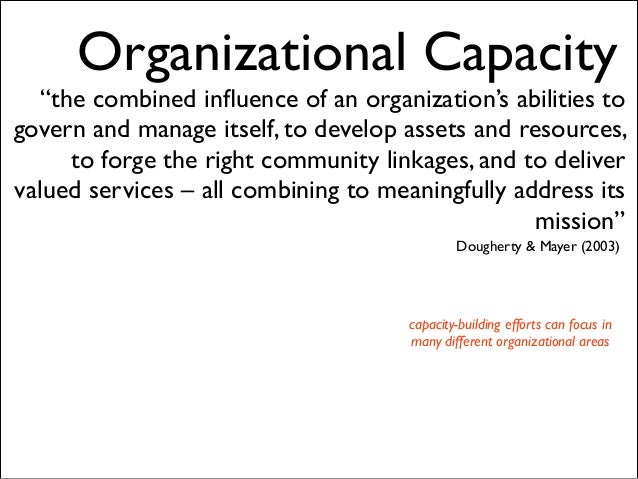 organizational abilities