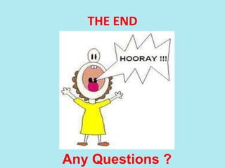 THE END
Any Questions ?
 