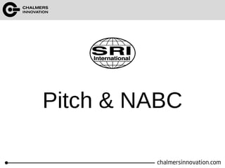 Pitch & NABC
 