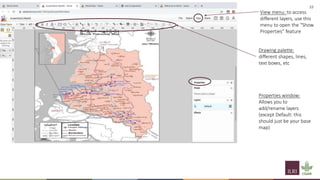 Implementation of spatial group model building sessions