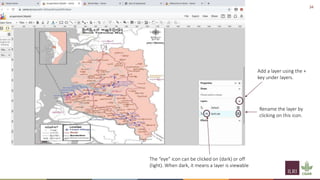 Implementation of spatial group model building sessions