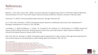 Implementation of spatial group model building sessions