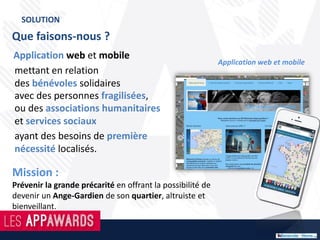 VOTRE,
GROUPE
ICI
Un#service/web multiA plateforme et#
facile#d’usage permettant simplement
d’organiser des/trajets avec/ses amis ou
sa communauté grâce#à un#système#de#
groupe#et#de#pages#événements.
Le/premier/réseau social/de/covoiturage
 