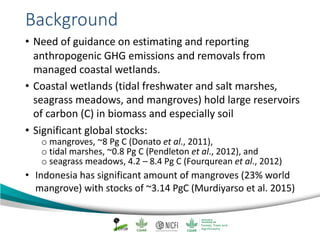 Mangrove emission factors: Navigating chapter 4 - coastal wetlands