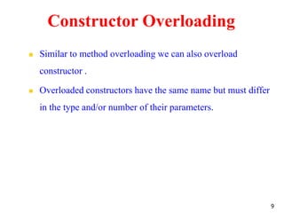 Session 3 Constructors, Types, Overloading, Static MethodsNotes.pdf