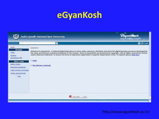 eGyanKosh 
http://www.egyankosh.ac.in/ 
 