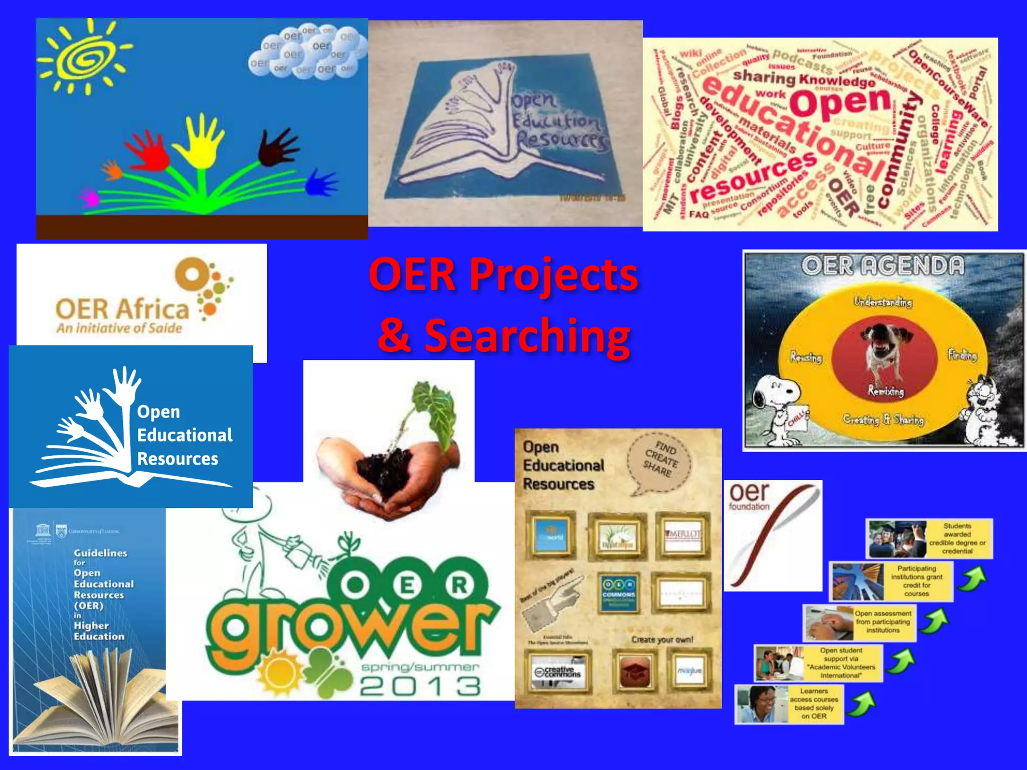OER Projects
& Searching