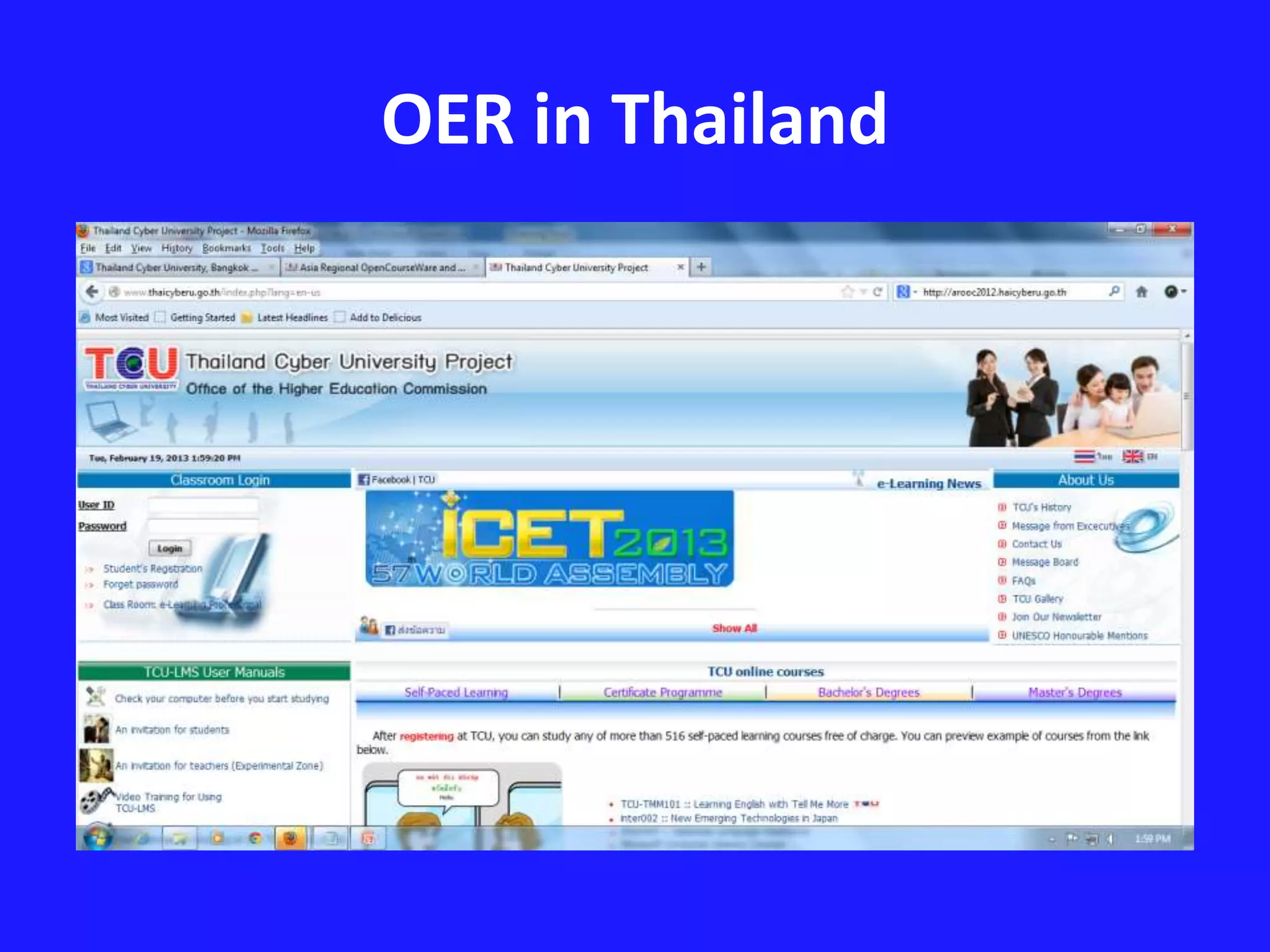 OER in Thailand