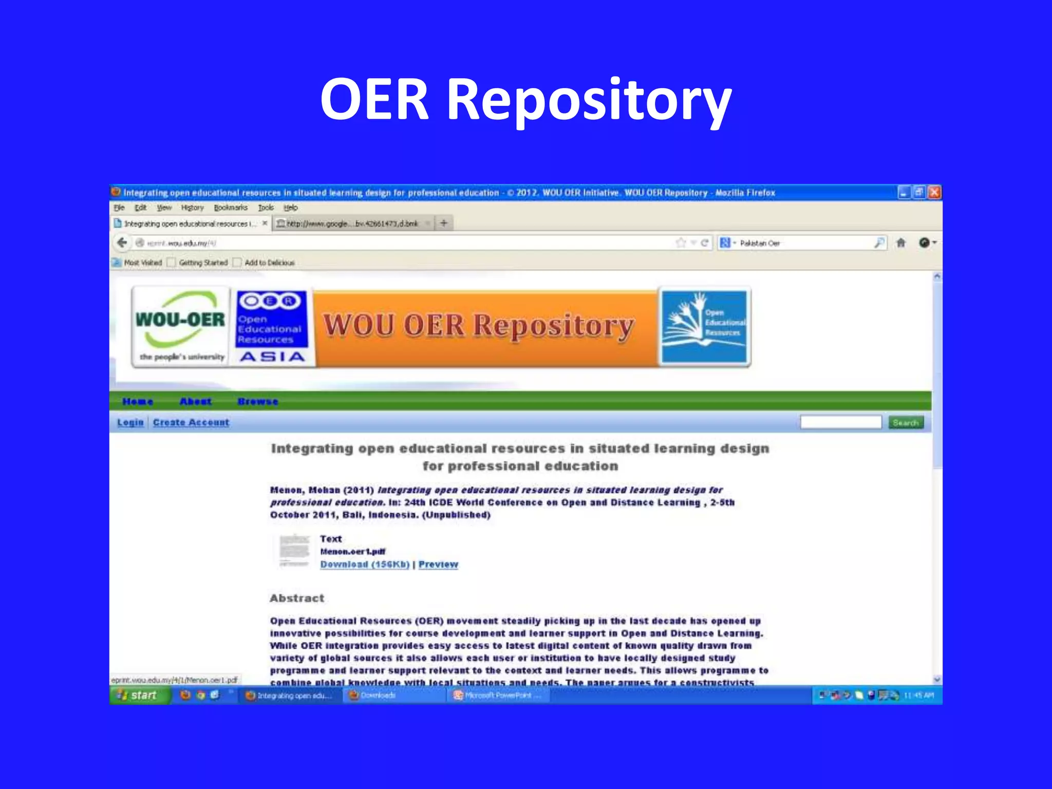 OER Repository