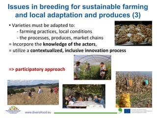 DIVERSIFOOD Final Congress - Session 3 - New approaches of plant ...