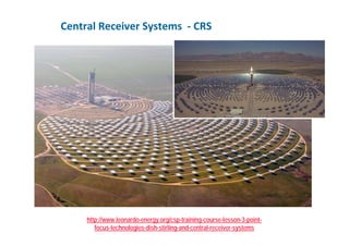 CSP Training course - Lesson 3 : Point Focus Technologies - Dish ...