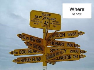 Where
   to next




Chris Sparshott (@sparkbouy)
 