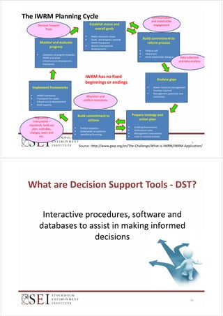 Tools and Technologies for Water Resources Planning and Climate Change ...