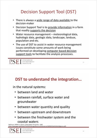 Tools and Technologies for Water Resources Planning and Climate Change ...