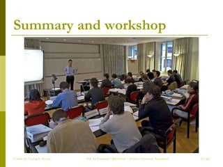 Summary and workshop Create by ChungLD faculty /36 