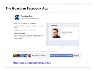 The Guardian Facebook App http://apps.facebook.com/theguardian   