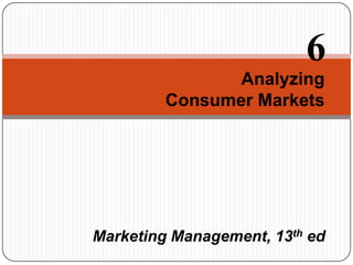 Marketing Management, 13th ed
6
 