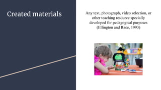 Authentic materials vs created materials | PPT