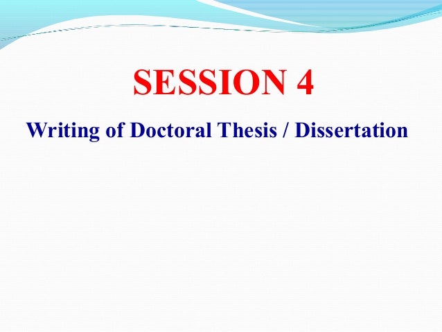 How much time a day to write a dissertation