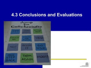Session 4.3 conclusions, workshop evaluation chengdu