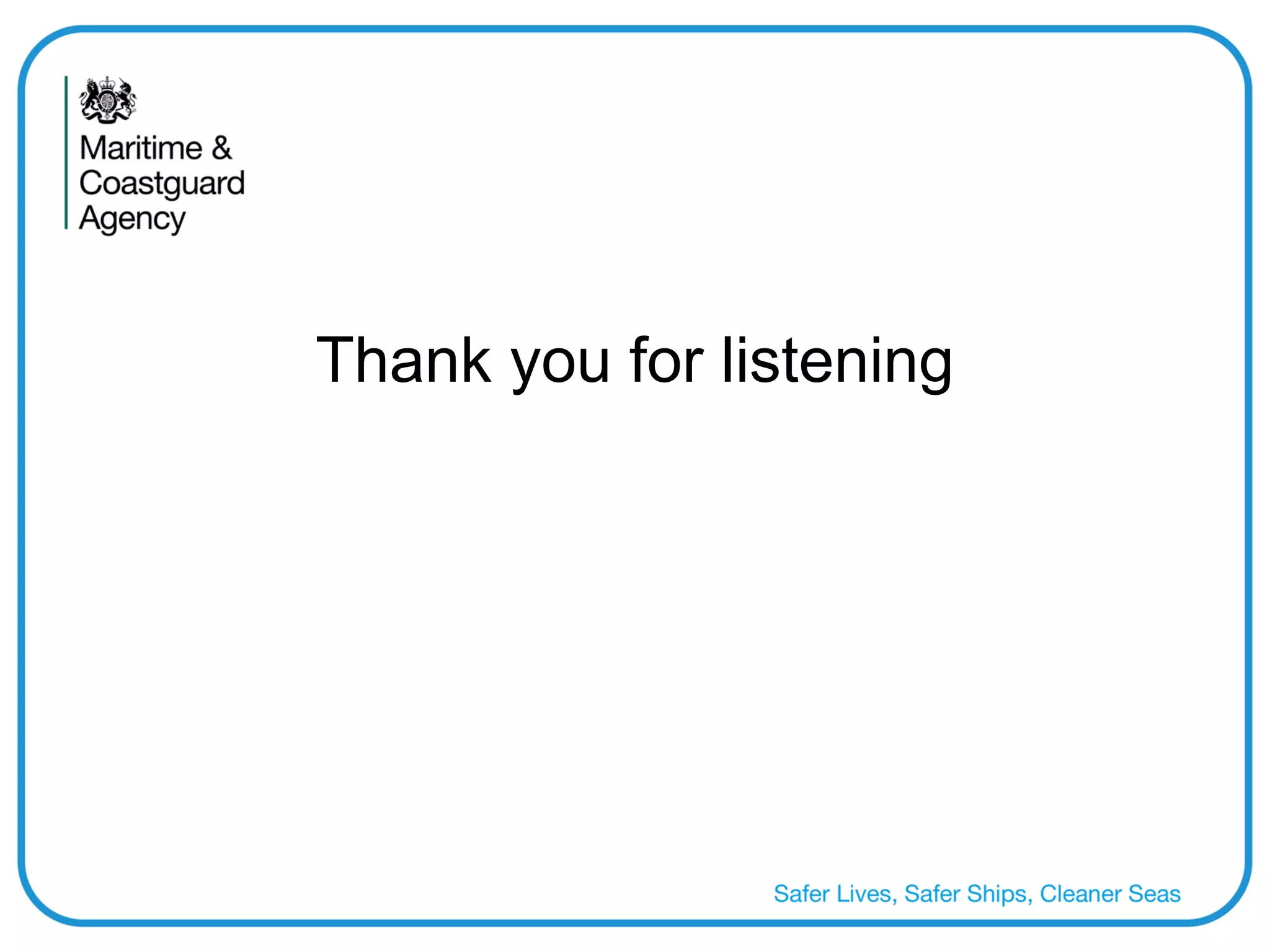 Thank you for listening 