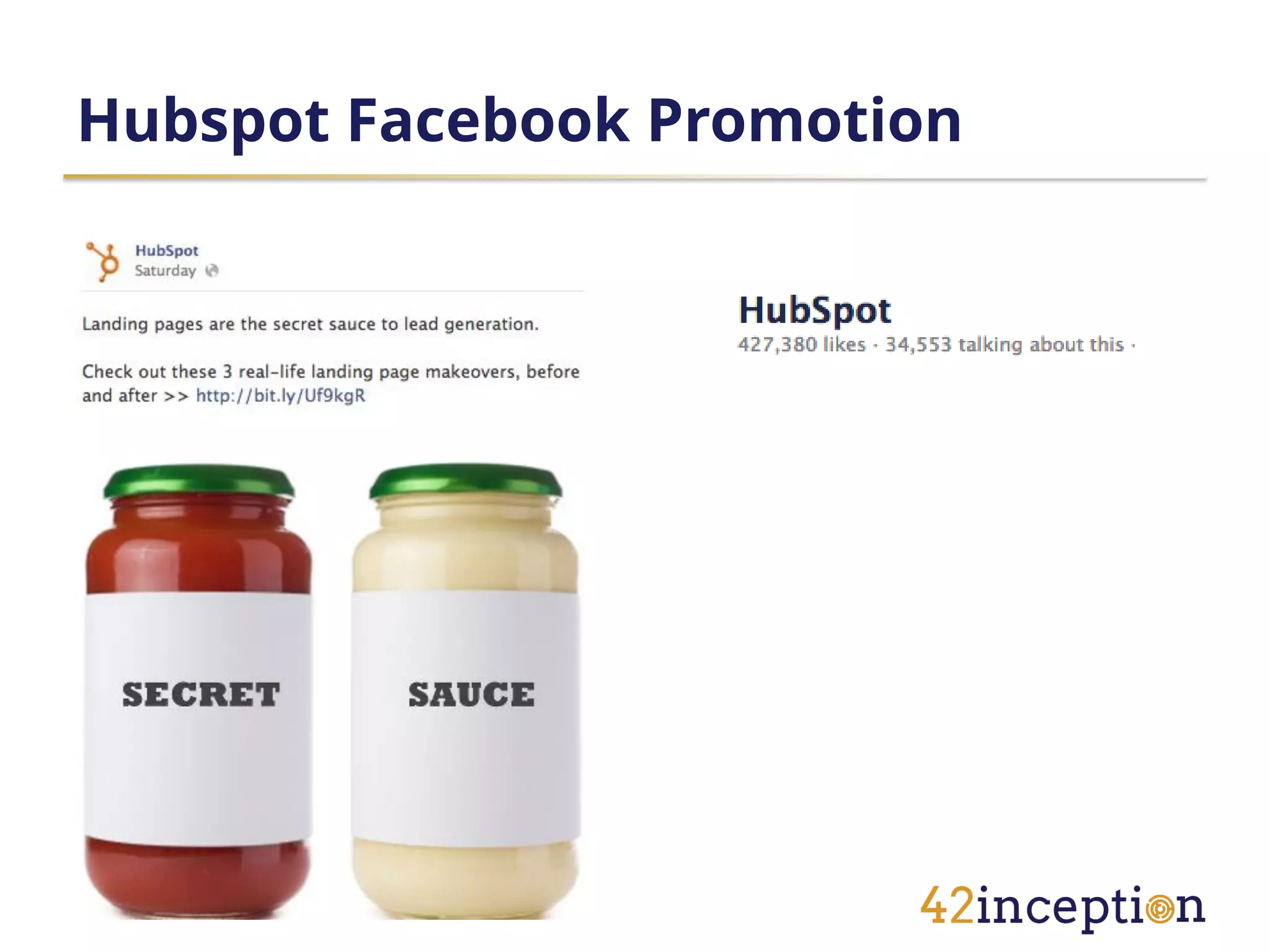 Hubspot Facebook Promotion
 