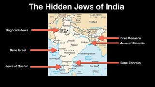 India Jews Map Session 4 - Jews of India | PDF