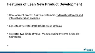 Lean New Product & Process Development | PDF