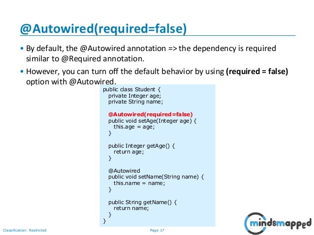 spring autowired annotation