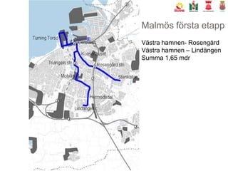 Lundalänken öppnas för busstrafik 2003 Resandet längs länken fördubblades på 5 år. Byggd med sikte på framtida spårtrafik.